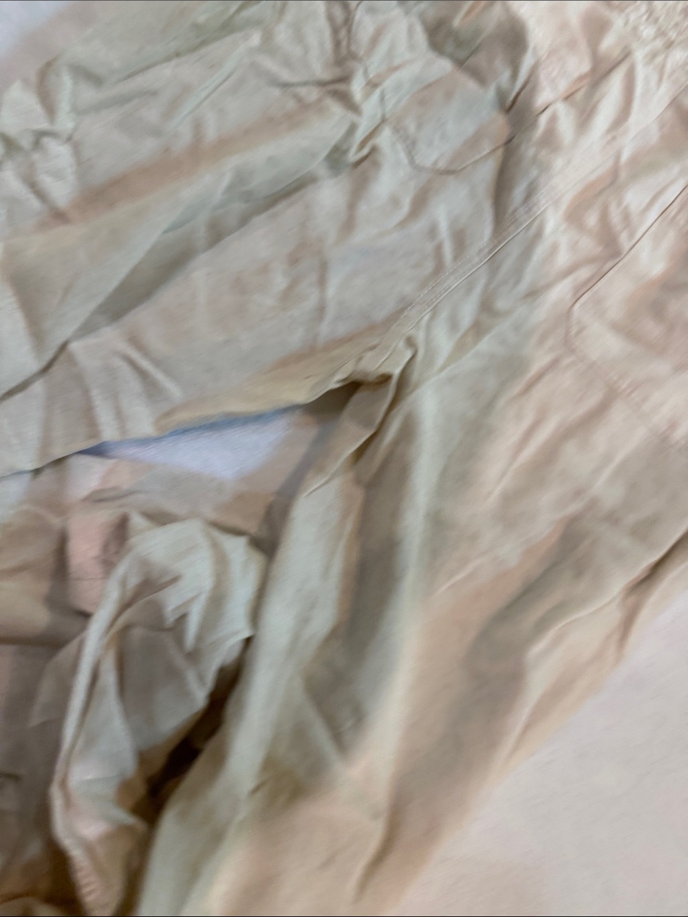 Wide Leg Women's Pants in Light Beige - Picture 4 of 4